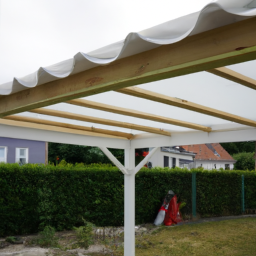 Installation de pergola en PVC Le Raincy